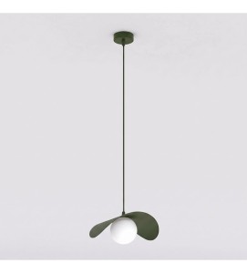 RITUAL 1M OLIVE GREEN – lampa wisząca o falistej formie
