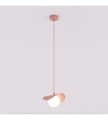 Lampa wisząca RITUAL 1S CORAL – koralowa