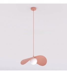 Lampa wisząca RITUAL 1L CORAL – koralowa