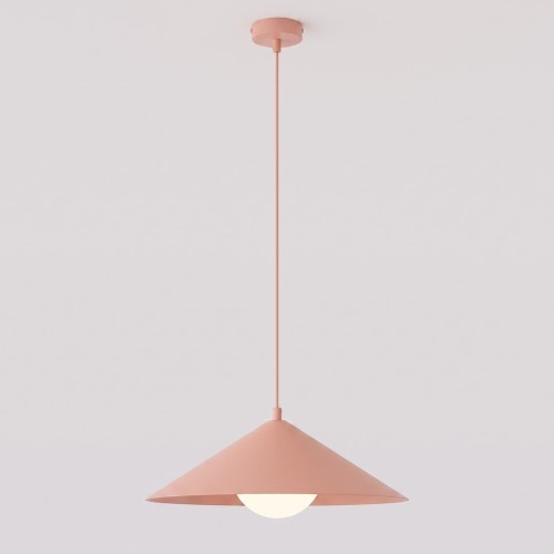 Lampa wisząca MONO 1M CORAL – koralowa, 1 × E14
