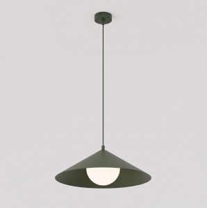 Lampa wisząca MONO 1M OLIVE GREEN – oliwkowa, 1 × E14