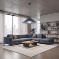 Lampa wisząca MONO 1L DUSTY BLUE – niebieska, 1 × E14