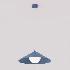 Lampa wisząca MONO 1M DUSTY BLUE – niebieska, 1 × E14