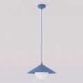 Lampa wisząca MONO 1S DUSTY BLUE – niebieska, 1 × E14
