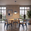 Lampa wisząca MONO 1S DUSTY BLUE – niebieska, 1 × E14