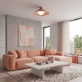 Plafon MONO 1M CORAL – koralowy, 1 × E14