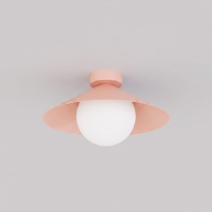 Plafon MONO 1S CORAL – koralowy, 1 × E14