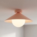 Plafon MONO 1S CORAL – koralowy, 1 × E14