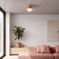Plafon MONO 1S CORAL – koralowy, 1 × E14