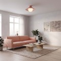 Plafon MONO 1S CORAL – koralowy, 1 × E14