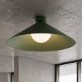 Plafon MONO 1L OLIVE GREEN – oliwkowy, 1 × E14