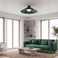 Plafon MONO 1L OLIVE GREEN – oliwkowy, 1 × E14