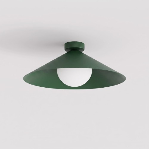 Plafon MONO 1M OLIVE GREEN – oliwkowy, 1 × E14