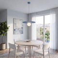 Lampa wisząca UMBRA 1 DUSTY BLUE – błękitna, G9