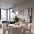 Lampa wisząca UMBRA 1 DUSTY BLUE – błękitna, G9