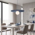 Lampa wisząca UMBRA 1 DUSTY BLUE – błękitna, G9