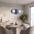 Lampa wisząca UMBRA 4 DUSTY BLUE – błękitna, 4 × G9