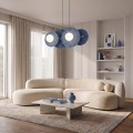 Lampa wisząca UMBRA 4 DUSTY BLUE – błękitna, 4 × G9