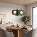 Lampa wisząca UMBRA 4 OLIVE GREEN – oliwkowa, 4 × G9