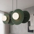 Lampa wisząca UMBRA 4 OLIVE GREEN – oliwkowa, 4 × G9