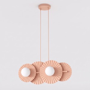 Lampa wisząca UMBRA 4 CORAL – koralowa, 4 × G9