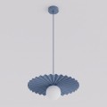 Lampa wisząca UMBRA 1 DUSTY BLUE – błękitna, G9