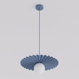 Lampa wisząca UMBRA 1 DUSTY BLUE – błękitna, G9