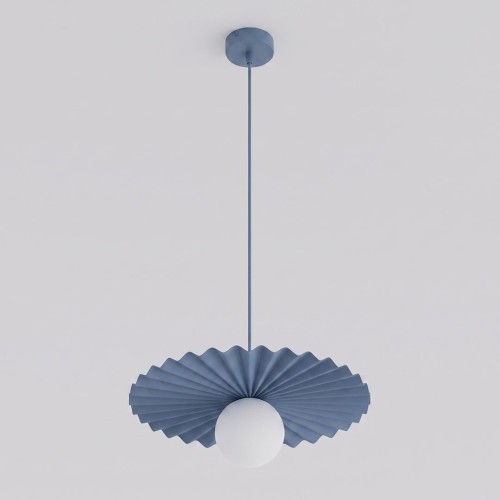 Lampa wisząca UMBRA 1 DUSTY BLUE – błękitna, G9