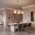 Lampa wisząca UMBRA 6 CORAL – koralowa, 6 × G9