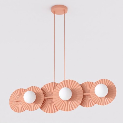 Lampa wisząca UMBRA 6 CORAL – koralowa, 6 × G9