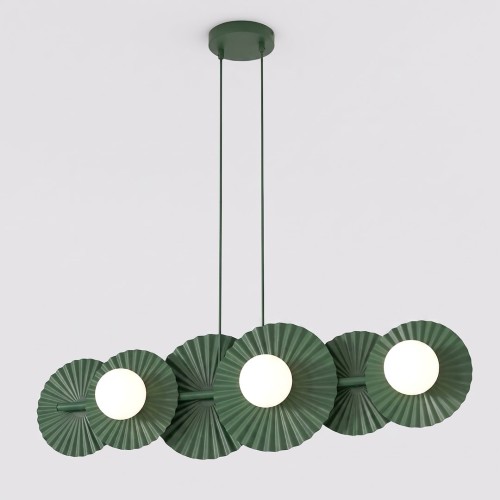 Lampa wisząca UMBRA 6 OLIVE GREEN – oliwkowa, 6 × G9