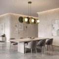 Lampa wisząca UMBRA 6 OLIVE GREEN – oliwkowa, 6 × G9