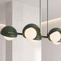 Lampa wisząca BOOM 6 DUSTY BLUE – błękitna, 6 × G9