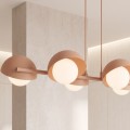 Lampa wisząca BOOM 6 CORAL – koralowa, 6 × G9