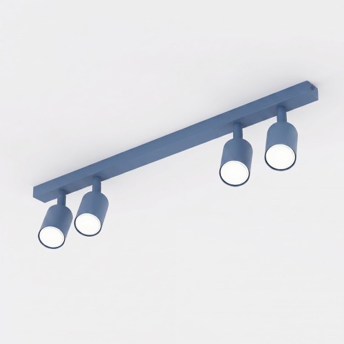 Lampa sufitowa FLASH 4 DUSTY BLUE – błękitna, 4 × GU10