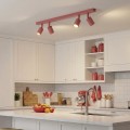 Lampa sufitowa FLASH 4 CORAL – koralowa, 4 × GU10