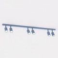 Lampa sufitowa FLASH 6 DUSTY BLUE – przygaszony błękit, 6 × GU10