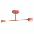 Lampa sufitowa HALO 2 CORAL – koralowa, 2 × GX53