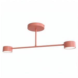 Lampa sufitowa HALO 2 CORAL – koralowa, 2 × GX53