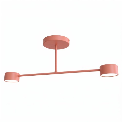 Lampa sufitowa HALO 2 CORAL – koralowa, 2 × GX53