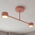 Lampa sufitowa HALO 2 CORAL – koralowa, 2 × GX53