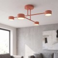 Lampa sufitowa HALO 4 CORAL – koralowa, 4 × GX53