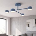 Lampa sufitowa HALO 4 DUSTY BLUE – przygaszony błękit, 4 × GX53