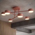Lampa sufitowa HALO 6 CORAL – koralowa, 6 × GX53