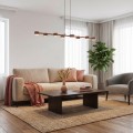 Lampa wisząca MEGARA 8 CORAL – koralowa, 8 × GX53
