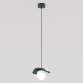 Lampa wisząca FLORA 1 OLIVE GREEN – oliwkowa, 1 × G9