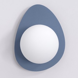 Kinkiet OVO K1 DUSTY BLUE – niebieski, 1 × G9