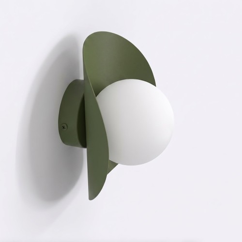 Kinkiet FIERO M OLIVE GREEN – oliwkowa zieleń i elegancka prostota