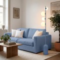Lampa podłogowa ETNO LP4 DUSTY BLUE – niebieska, 4 × G9