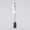 Lampa podłogowa ETNO LP4 OLIVE GREEN – oliwkowa, 4 × G9